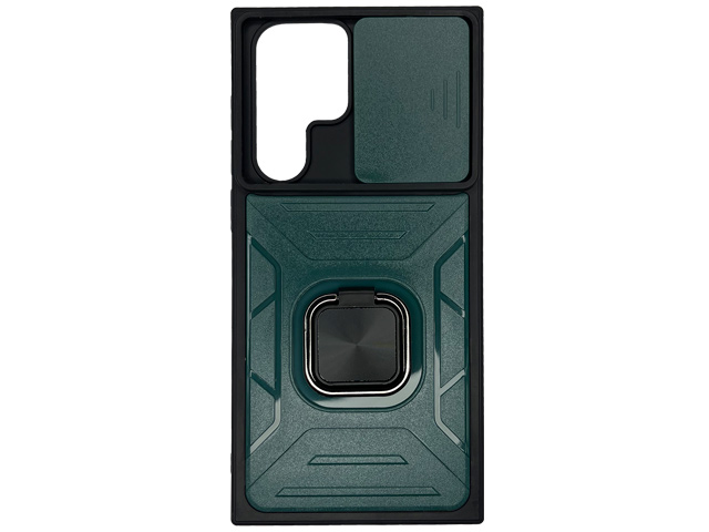 Чехол Yotrix Defense Pro Series 2 для Samsung Galaxy S22 ultra (темно-зеленый, гелевый/пластиковый)