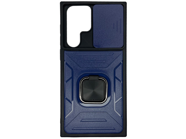 Чехол Yotrix Defense Pro Series 2 для Samsung Galaxy S22 ultra (темно-синий, гелевый/пластиковый)