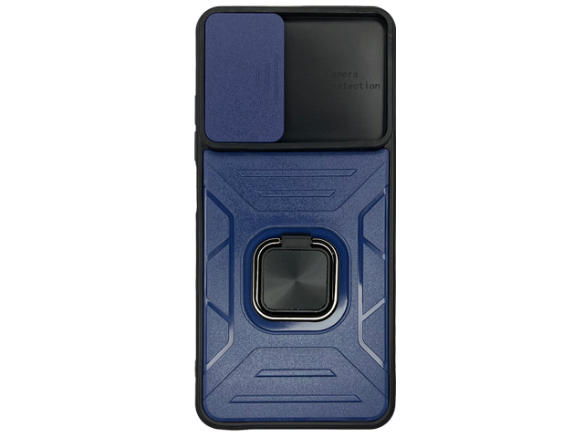 Чехол Yotrix Defense Pro Series 2 для Xiaomi Redmi Note 11/11S (темно-синий, гелевый/пластиковый)