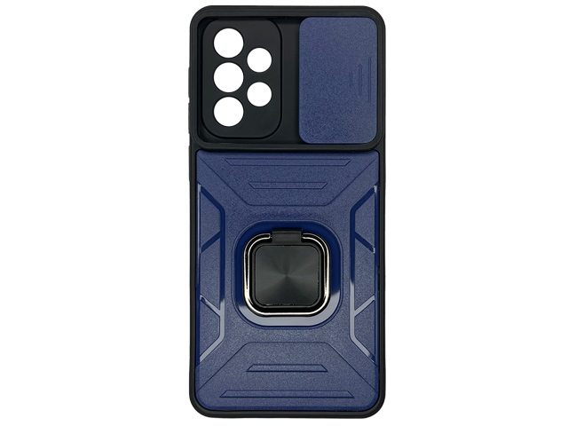 Чехол Yotrix Defense Pro Series 2 для Samsung Galaxy A52 (темно-синий, гелевый/пластиковый)