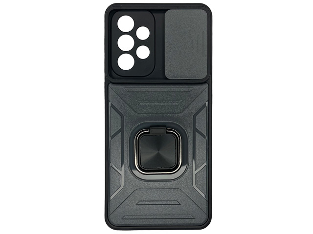Чехол Yotrix Defense Pro Series 2 для Samsung Galaxy A52 (темно-серый, гелевый/пластиковый)