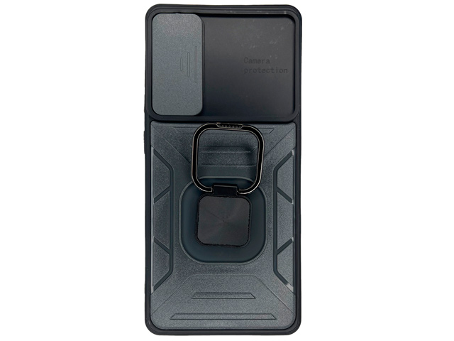Чехол Yotrix Defense Pro Series 2 для Samsung Galaxy S21 FE (темно-серый, гелевый/пластиковый)