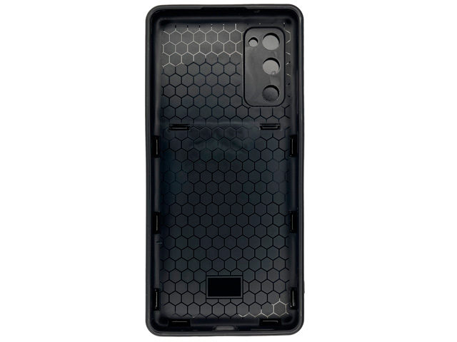 Чехол Yotrix Defense Pro Series 2 для Samsung Galaxy S21 FE (черный, гелевый/пластиковый)