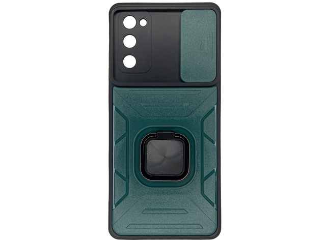 Чехол Yotrix Defense Pro Series 2 для Samsung Galaxy S20 FE (темно-зеленый, гелевый/пластиковый)