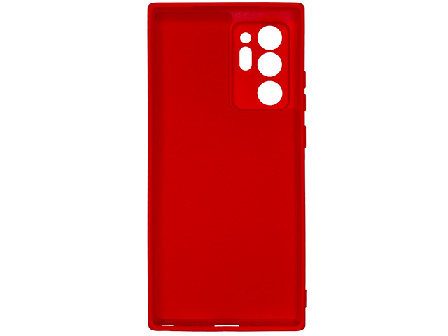 Чехол Yotrix LiquidSilicone Pro для Samsung Galaxy Note 20 ultra (красный, гелевый)