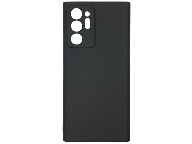 Чехол Yotrix LiquidSilicone Pro для Samsung Galaxy Note 20 ultra (черный, гелевый)