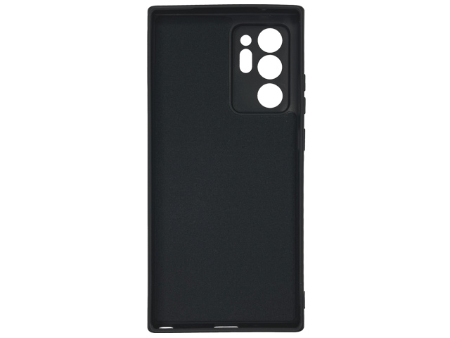 Чехол Yotrix LiquidSilicone Pro для Samsung Galaxy Note 20 ultra (черный, гелевый)