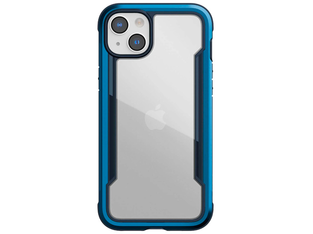 Чехол Raptic Defense Shield для Apple iPhone 14 (синий, маталлический)