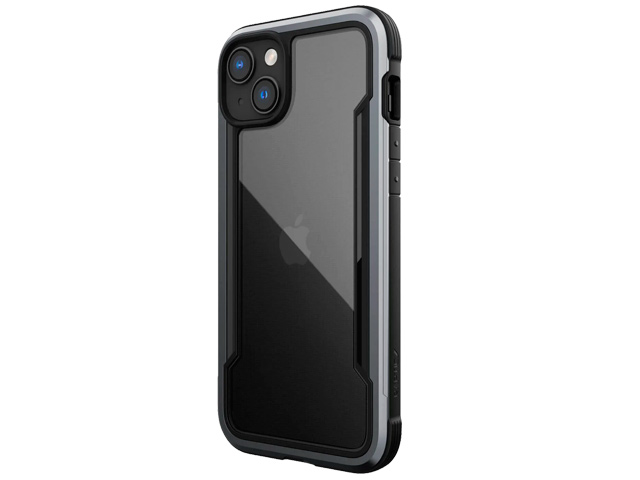 Чехол Raptic Defense Shield для Apple iPhone 14 (черный, маталлический)