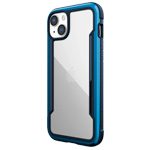 Чехол Raptic Defense Shield для Apple iPhone 14 plus (синий, маталлический)