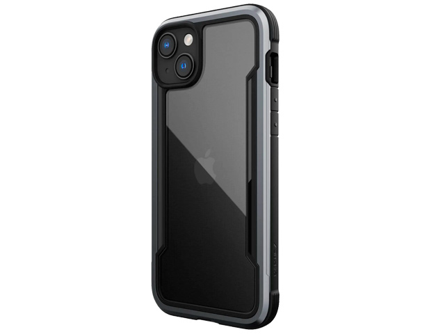 Чехол Raptic Defense Shield для Apple iPhone 14 plus (черный, маталлический)