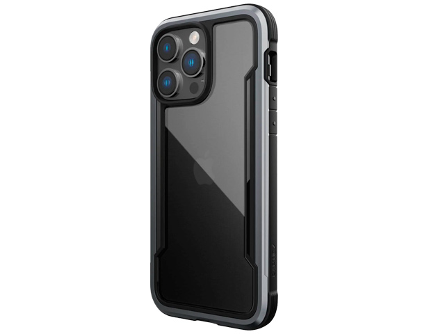 Чехол Raptic Defense Shield для Apple iPhone 14 pro max (черный, маталлический)