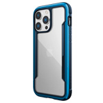 Чехол Raptic Defense Shield для Apple iPhone 14 pro (синий, маталлический)