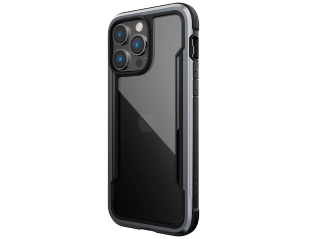 Чехол Raptic Defense Shield для Apple iPhone 14 pro (черный, маталлический)