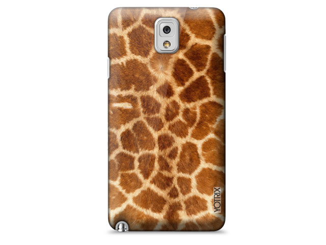 Чехол Yotrix ArtCase для Samsung Galaxy Note 3 N9000 (рисунок Жираф, пластиковый)