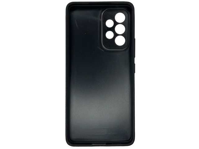 Чехол Yotrix SnapCase для Samsung Galaxy A53 (черный, экокожа)