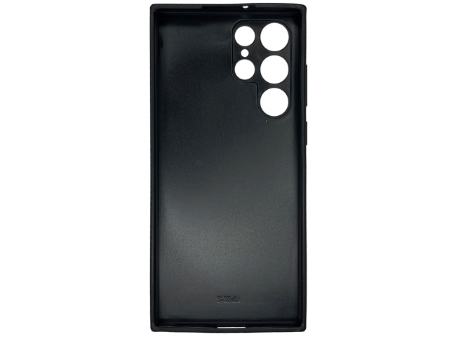 Чехол Yotrix SnapCase для Samsung Galaxy S22 ultra (черный, экокожа)