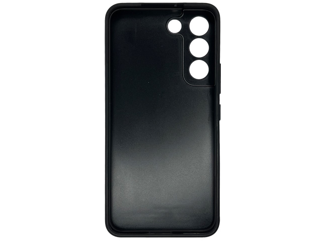 Чехол Yotrix SnapCase для Samsung Galaxy S22 (черный, экокожа)