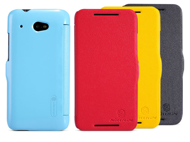 Чехол Nillkin Fresh Series Leather case для HTC Desire 601 619D (Zara) (черный, кожанный)