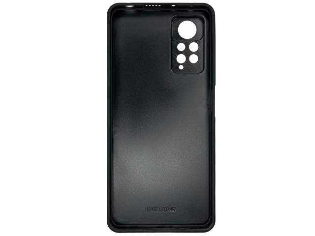 Чехол Yotrix SnapCase для Xiaomi Redmi Note 11 pro (черный, экокожа)