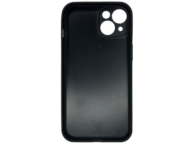Чехол Yotrix SnapCase для Apple iPhone 14 plus (черный, экокожа)