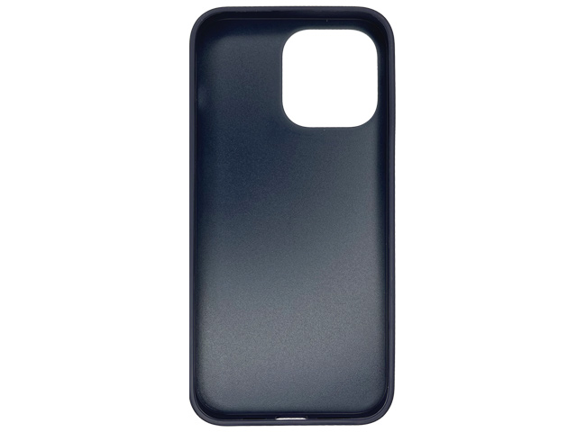 Чехол HDD Luxury Card Slot Case для Apple iPhone 14 pro (темно-синий, кожаный)