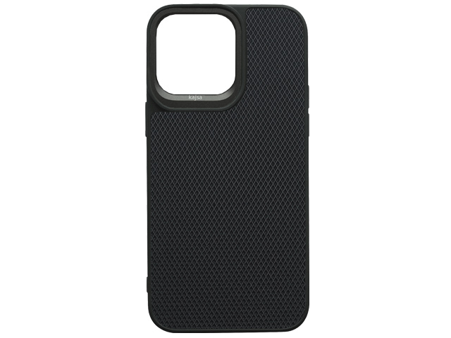 Чехол Kajsa Preppie Collection Dark Series для Apple iPhone 14 (Black Triangles, гелевый)