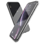 Чехол X-doria Glass Plus для Apple iPhone XR (прозрачный, гелевый/стеклянный)