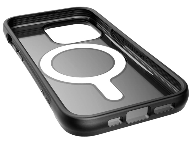 Чехол Raptic Clutch MagSafe для Apple iPhone 14 pro max (черный, пластиковый/гелевый)