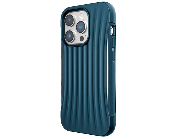 Чехол Raptic Clutch case для Apple iPhone 14 pro max (синий, пластиковый/гелевый)