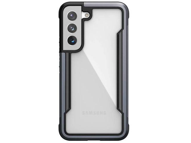 Чехол Raptic Defense Shield для Samsung Galaxy S22 (черный, маталлический)