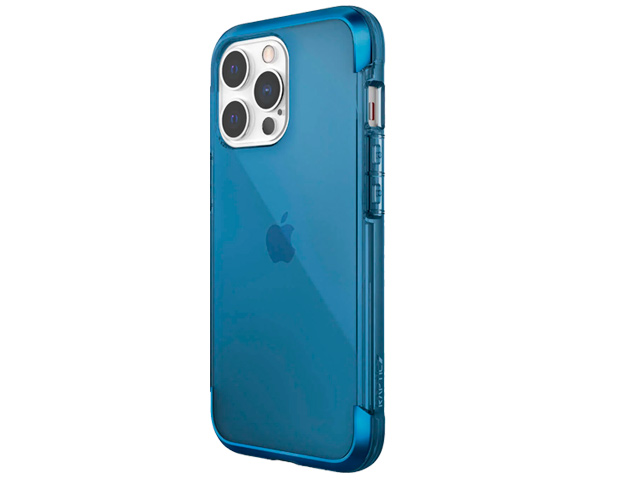Чехол Raptic Air для Apple iPhone 14 pro max (синий, маталлический)