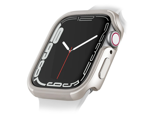 Чехол Raptic Defense Edge для Apple Watch Series 7 45 мм (серебристый, маталлический)