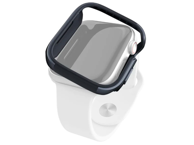 Чехол Raptic Defense Edge для Apple Watch Series 7 41 мм (черный, маталлический)