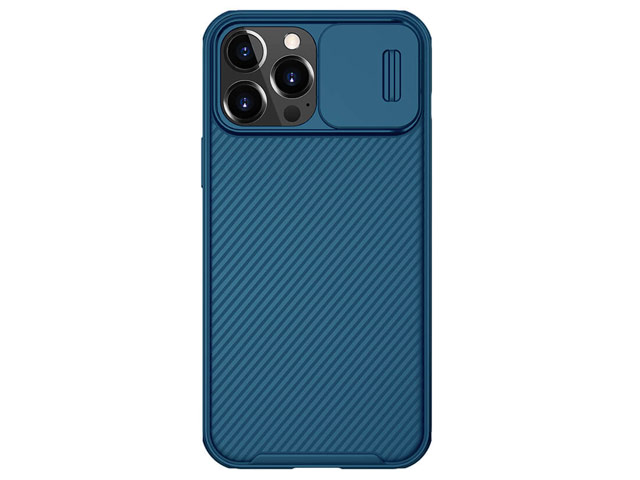 Чехол Nillkin CamShield Pro для Apple iPhone 14 pro max (темно-синий, композитный)