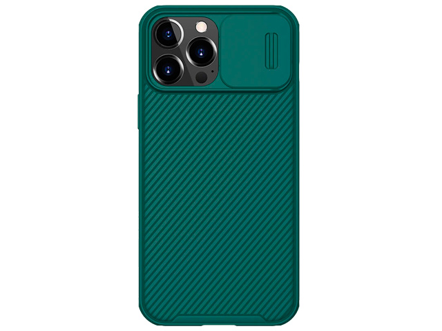 Чехол Nillkin CamShield Pro для Apple iPhone 14 pro (темно-зеленый, композитный)