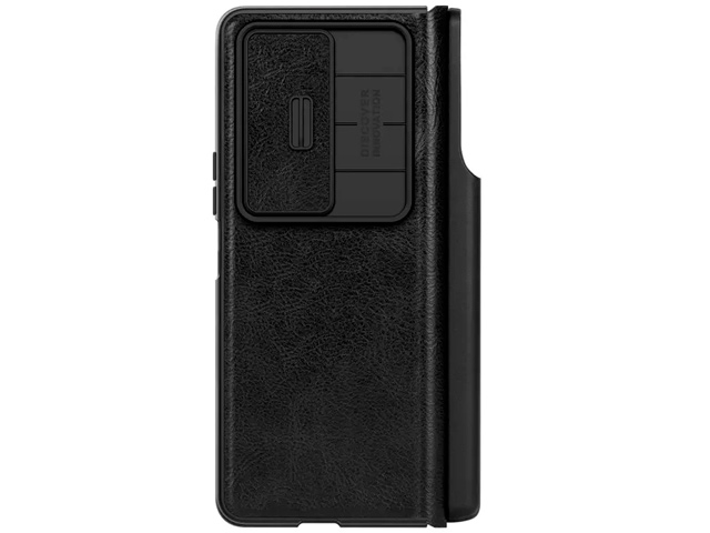 Чехол Nillkin Qin pro leather case для Samsung Galaxy Z Fold 4 (черный, кожаный)