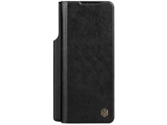 Чехол Nillkin Qin pro leather case для Samsung Galaxy Z Fold 4 (черный, кожаный)