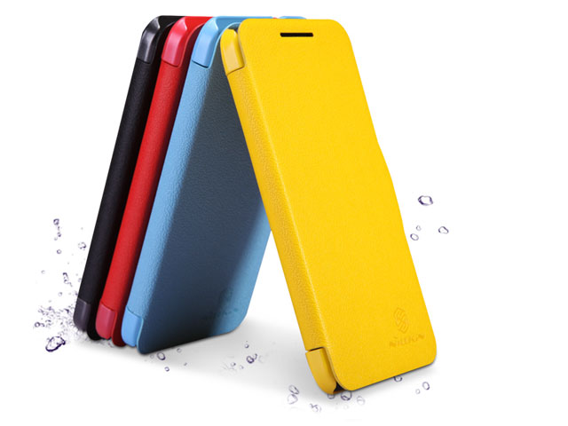 Чехол Nillkin Fresh Series Leather case для HTC Desire 300 301E (желтый, кожанный)