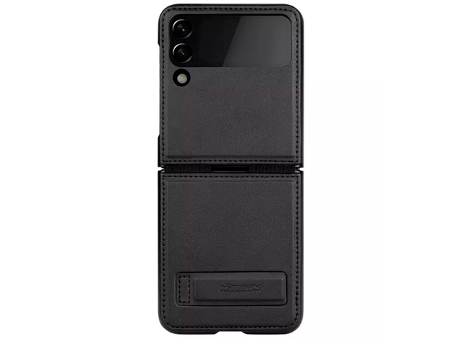 Чехол Nillkin Qin leather case для Samsung Galaxy Z Flip 4 (черный, кожаный)