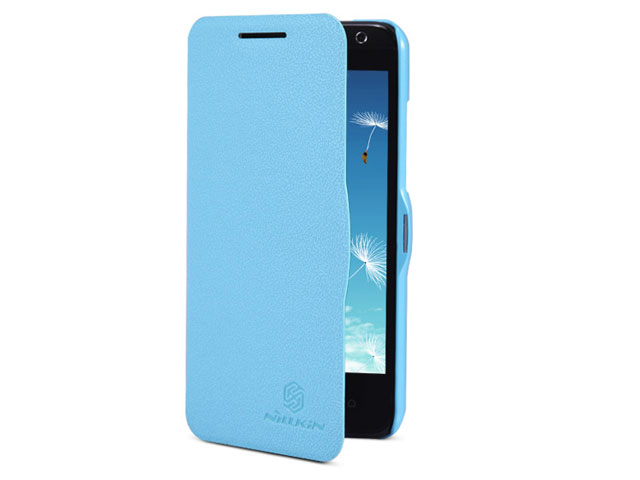 Чехол Nillkin Fresh Series Leather case для HTC Desire 300 301E (голубой, кожанный)