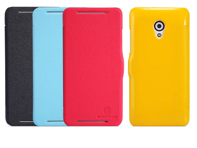 Чехол Nillkin Fresh Series Leather case для HTC Desire 700 7088 (черный, кожанный)