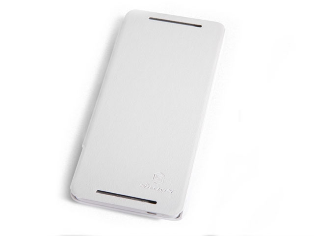 Чехол Nillkin Stylish Leather Case для HTC One max 8088 (белый, кожанный)