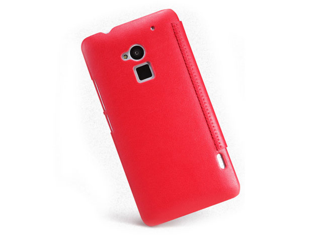 Чехол Nillkin Stylish Leather Case для HTC One max 8088 (красный, кожанный)