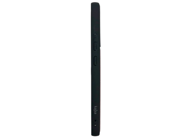 Чехол Kajsa Neo Croco Series для Samsung Galaxy S23 plus (черный, кожаный)