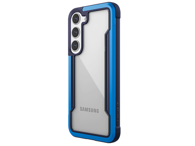 Чехол Raptic Defense Shield для Samsung Galaxy S23 (синий, маталлический)