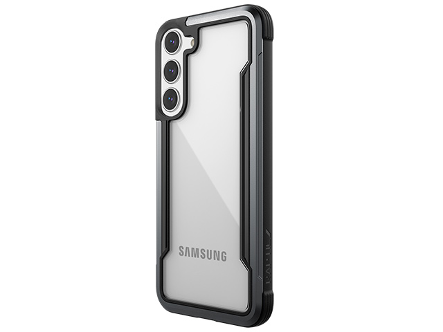 Чехол Raptic Defense Shield для Samsung Galaxy S23 (черный, маталлический)