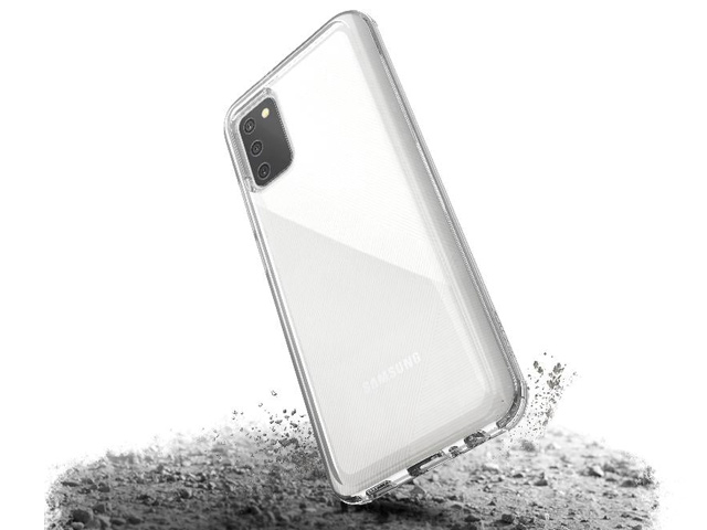Чехол Raptic Defense Clear для Samsung Galaxy A02s (прозрачный, пластиковый)