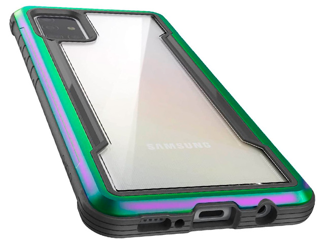 Чехол Raptic Defense Shield для Samsung Galaxy A51 (хамелеон, маталлический)