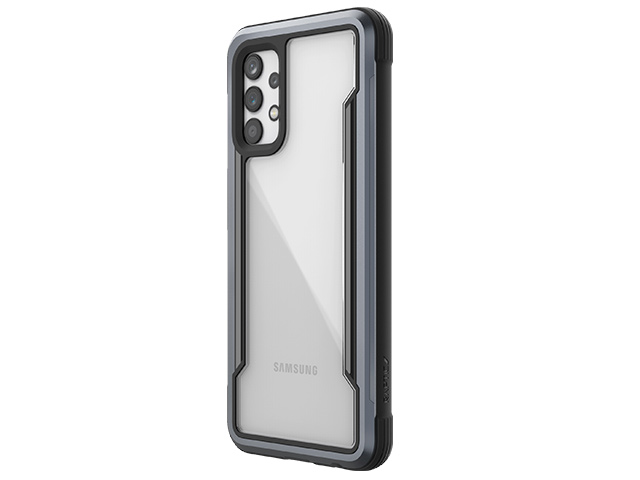 Чехол Raptic Defense Shield для Samsung Galaxy A32 (черный, маталлический)